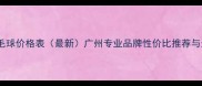 周师傅羽毛球价格表最新广州专业品牌性价比推荐与选购指南