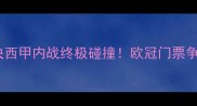 皇马vs国米巅峰对决西甲内战终极碰撞欧冠门票争夺战这波必须看