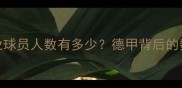 德国职业球员人数有多少德甲背后的数据真相