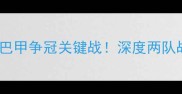 桑托斯vs博塔弗戈巴甲争冠关键战深度两队战术布局与争冠前景