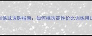 专业乒乓球训练球选购指南如何挑选高性价比训练用球及训练技巧