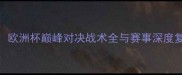 冰岛vs克罗地亚欧洲杯巅峰对决战术全与赛事深度复盘6月14日