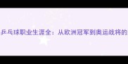 萨姆索诺夫乒乓球职业生涯全从欧洲冠军到奥运战将的成长与传奇