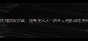 羽毛球实战挑战提升技术水平的五大进阶训练法则