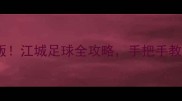 武汉职业球员名单完整版江城足球全攻略手把手教你解锁湖北最强战队